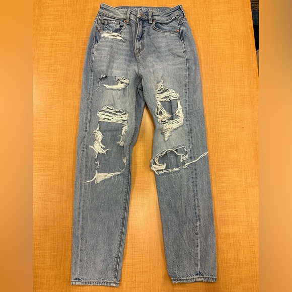 Distressed Blue Jeans - Picture 1 of 1